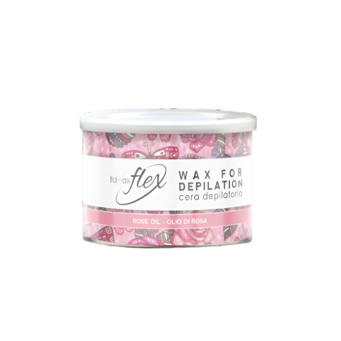 ITALWAX - Rose Oil Flex Wax Tin, 400ml