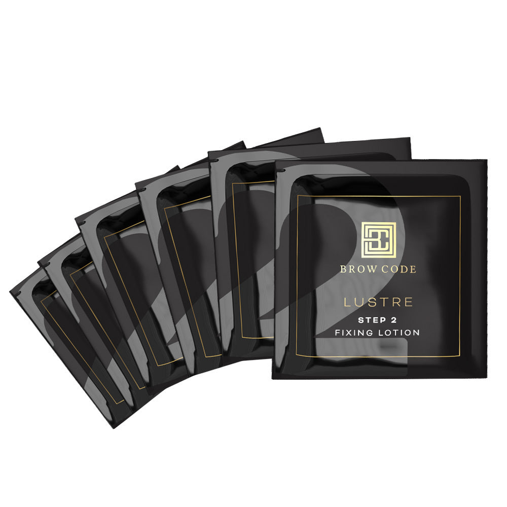 BROW CODE Lamination Neutralising Setting Solution Sachets Step 2 Brow code lamination neutralising setting solution sachets step 2