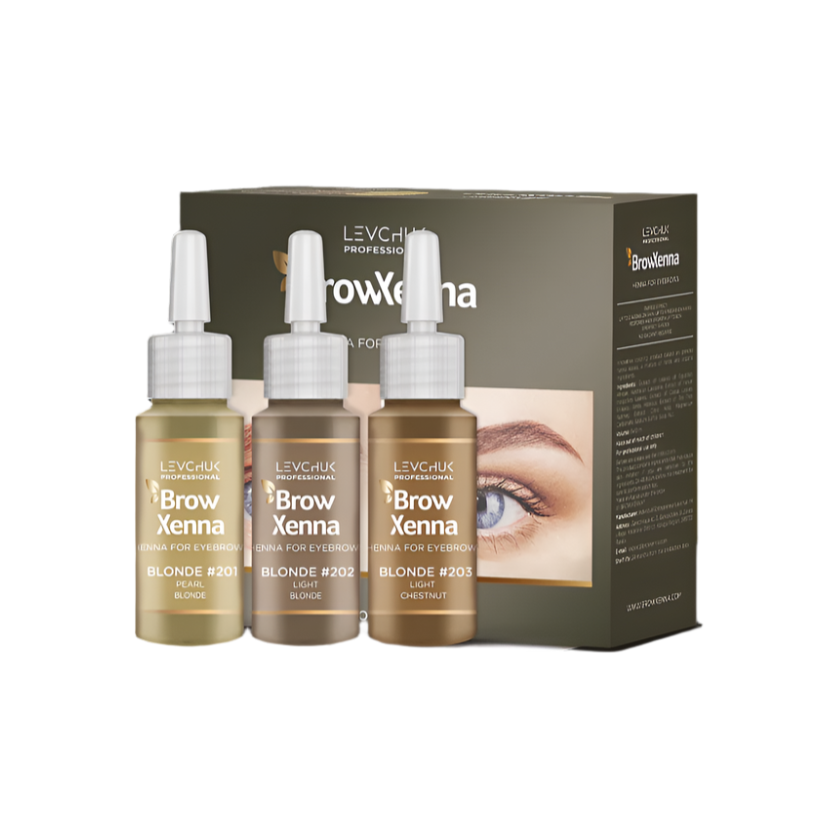 BROW XENNA - Blonde Set, 3 colours (vials)