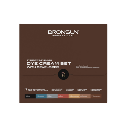 Bronsun - Cream Dye Set with Developer