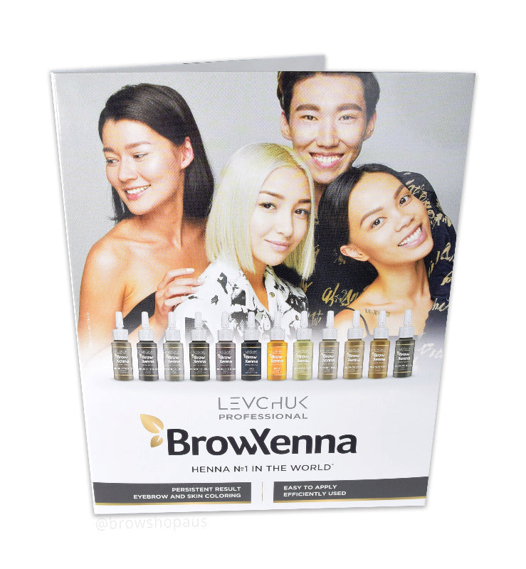 The BrowXenna Colour Chart is used as a reference guide for choosing the right henna tint and dye for your clients. We also stock Cosmetic Tattoo, SPMU & PMU supplies. 