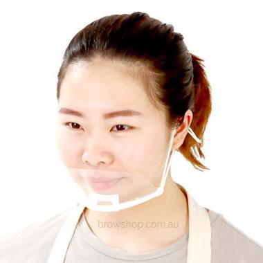 Clear Medical Face Masks (10 pcs) LB Microblading Cosmetic Tattoo SPMU PMU