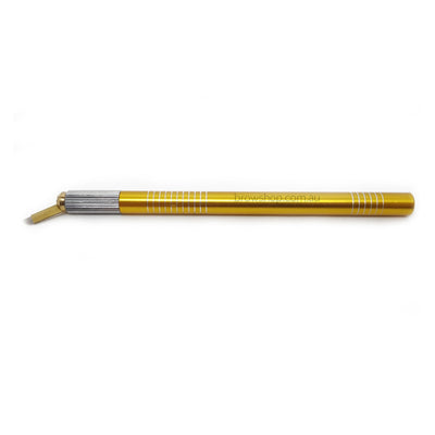 Handle for Large Round Needles - Gold (17-19 pin) JDY Microblading Cosmetic Tattoo SPMU PMU