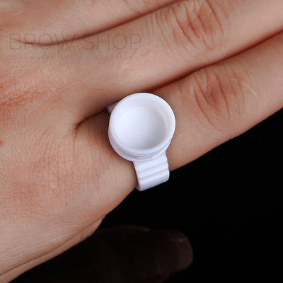 Pigment Cup Rings - Medium (100 pcs) YIJT Microblading Cosmetic Tattoo SPMU PMU