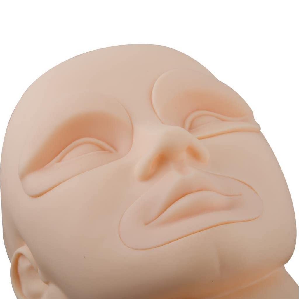 3D Practice Mannequin Head (w/removable eyes &amp; lips)