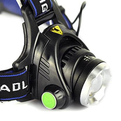 LED Headlamp (Rechargable) - 1800 lumens - Zoomable EB Microblading Cosmetic Tattoo SPMU PMU