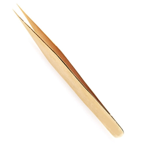 Browshop Professional Tweezer - Fine Point Gold