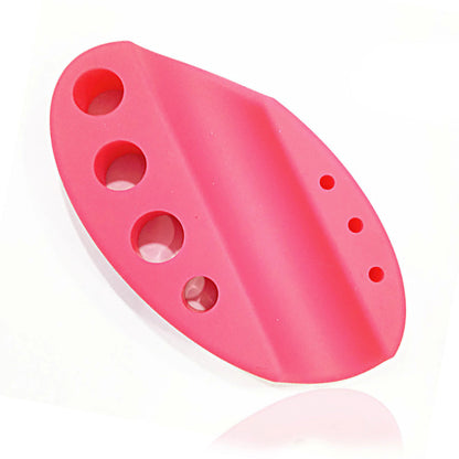 Oval Silicone Tattoo Pigment Cup Machine Holder Pink