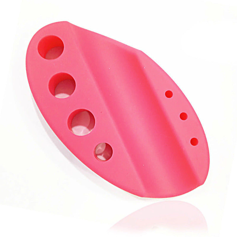 Oval Silicone Tattoo Pigment Cup Machine Holder Pink