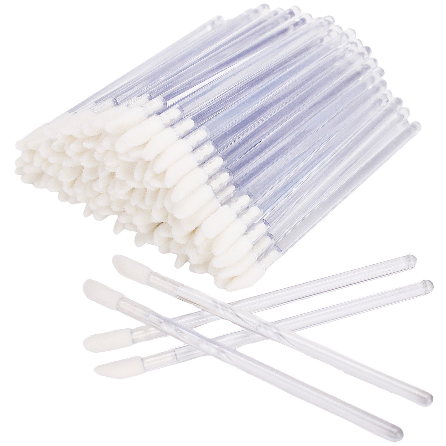 Doe Foot Lip Applicators - Clear - (50/250/500pcs)