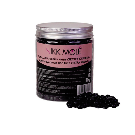 Nikk Mole Wax Beads - Black 100g