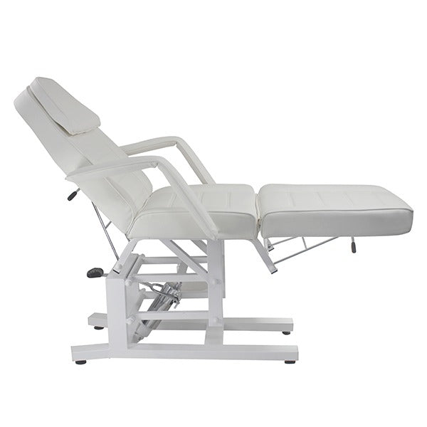 Mia Hydraulic Beauty Bed - White