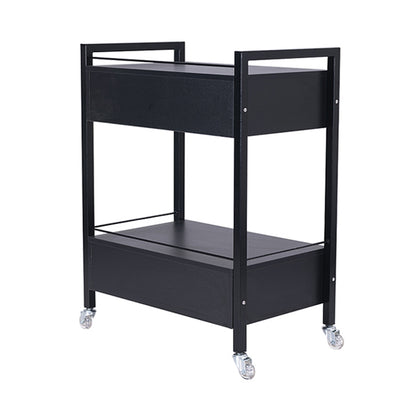 Bella 2 Drawer Trolley - Black