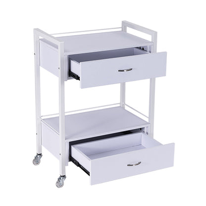 Bella 2 Drawer Trolley - White