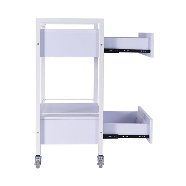 Bella 2 Drawer Trolley - White