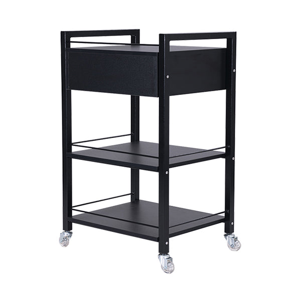 Bella 1 Drawer Trolley - Black