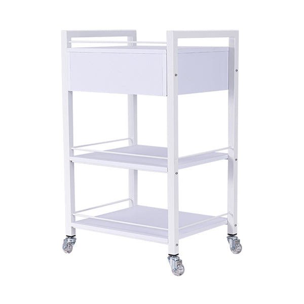 Bella 1 Drawer Trolley - White