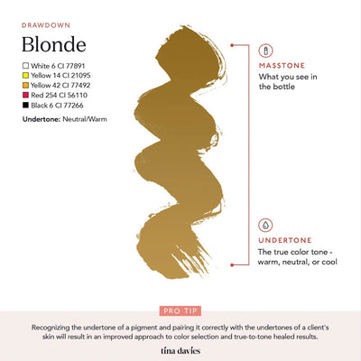 Tina Davies I Love Ink BROW Pigment - Blonde (15ml)