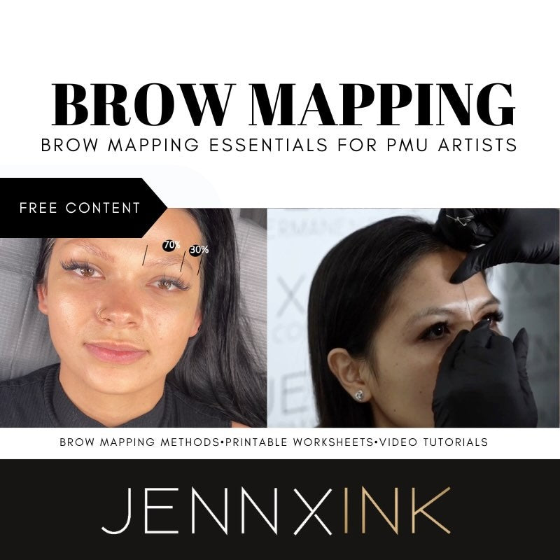 JennXink FREE Online Course - Brow Mapping