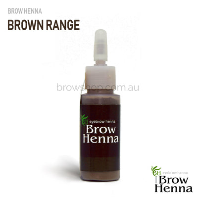 Brow Henna - Brunette Range - Individual Bottles (10ml) ALAUS Microblading Cosmetic Tattoo SPMU PMU