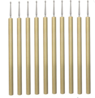 Eco-Friendly Bamboo Microbrushes - White (50pcs)