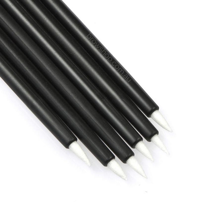 Fine Disposable Eyeliner &amp; Eyebrow Brushes (50 pcs) AE Microblading Cosmetic Tattoo SPMU PMU