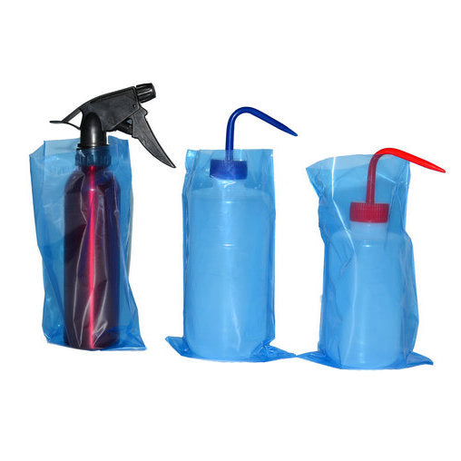 Wash Bottle Bags (Blue) - 12 x 20cm (100 pcs)