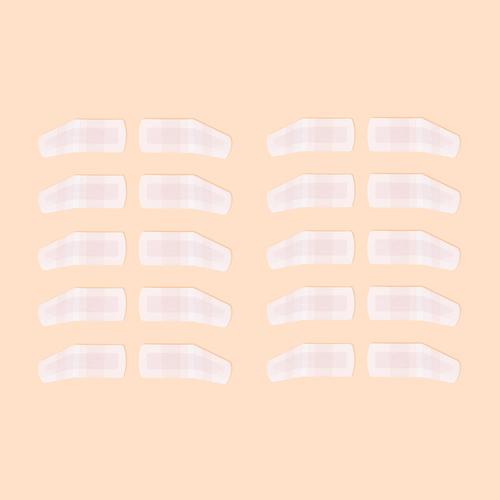 Dry Brow Aftercare Waterproof Covers for Eyebrows (10 Pairs)