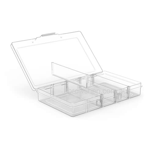 5 Compartment Disposables Organiser - Small/Large Brow Shop Microblading Cosmetic Tattoo SPMU PMU