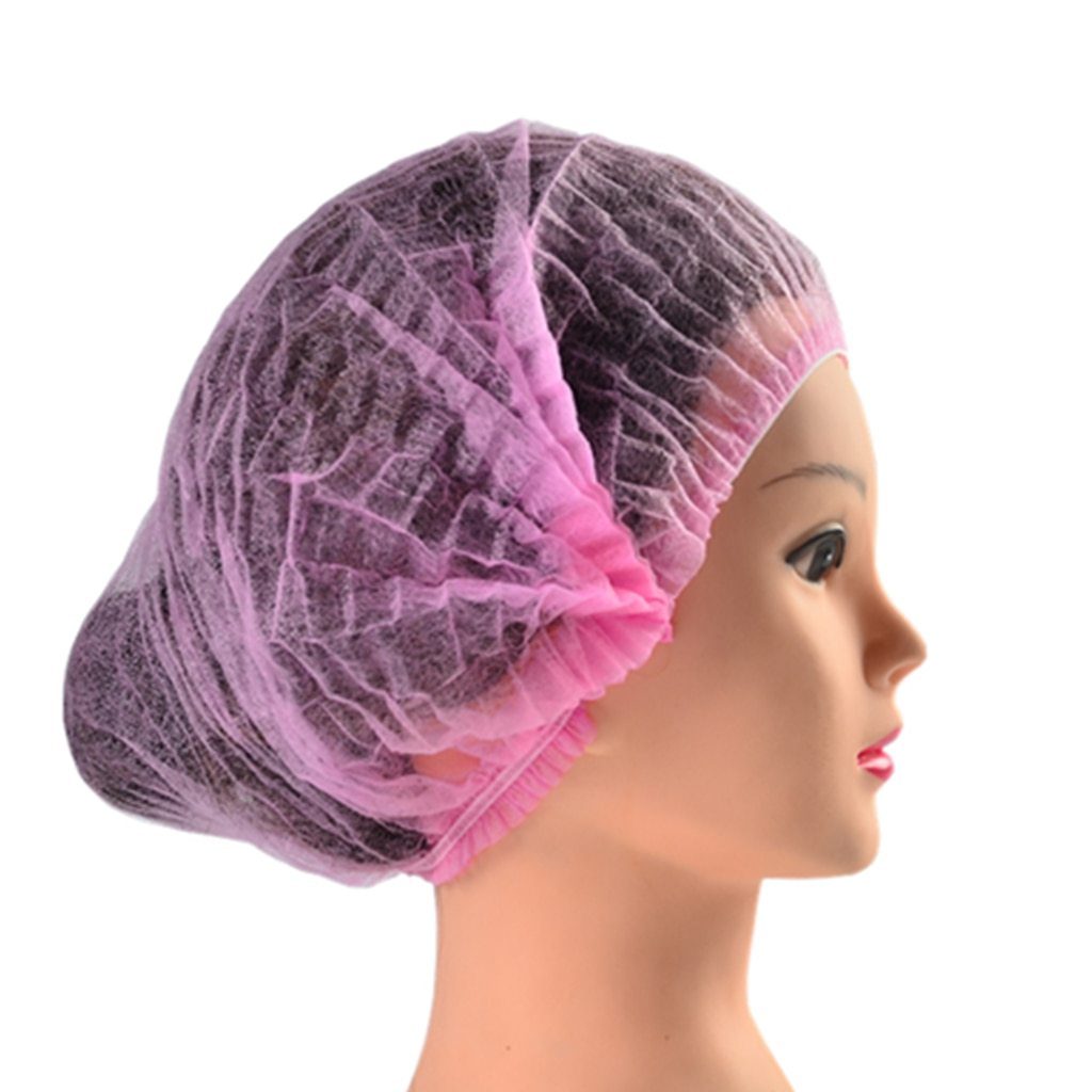 Disposable Hair Caps - Pink 100pcs – Browshop