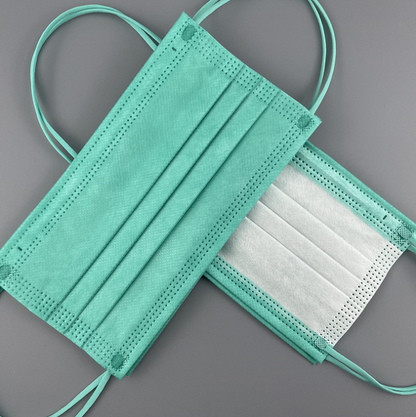 Disposable Face Mask - Light Teal (50/100/250 pcs)