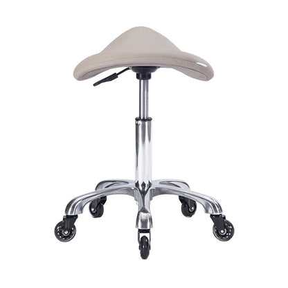 Saddle Medi Stool - Latte