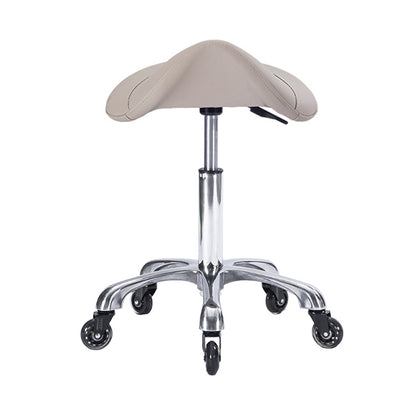 Saddle Medi Stool - Latte