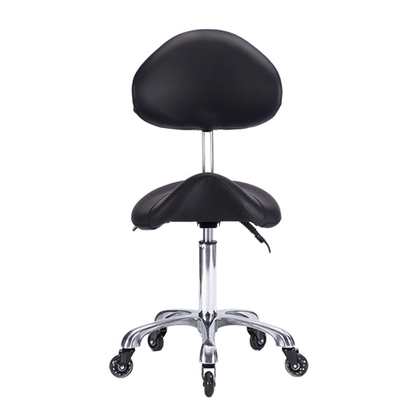 Saddle Medi with Tilt Stool - Black