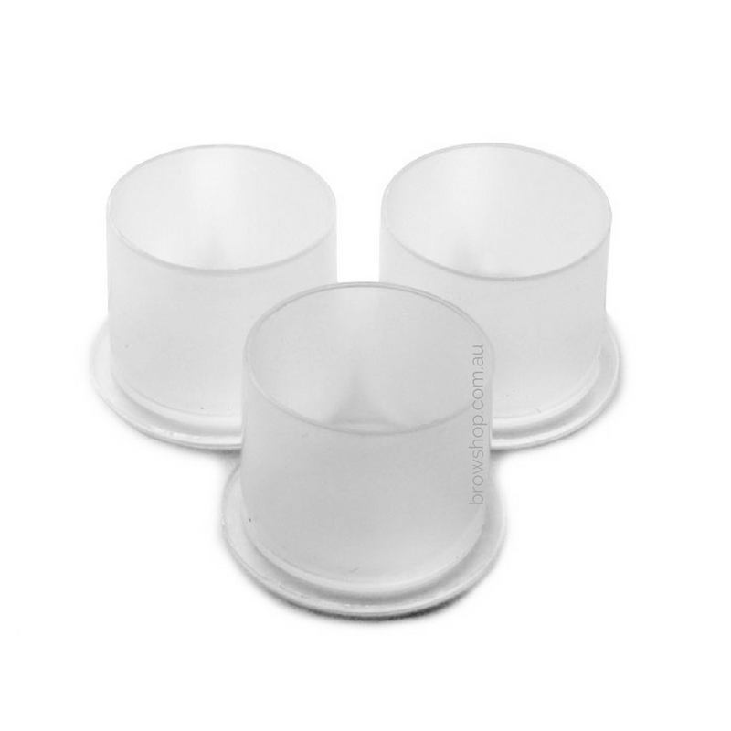 Pigment Cups - Clear - No-Spill - Medium (50 pcs) ORN Microblading Cosmetic Tattoo SPMU PMU