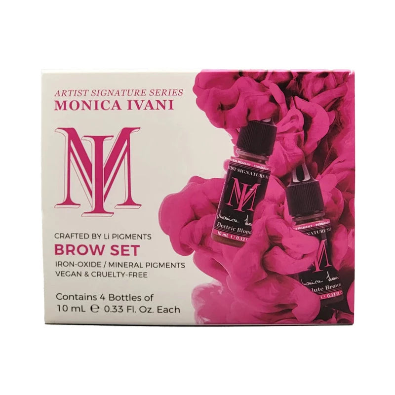 Monica Ivani Signature Series Eyebrow Pigments - 4 set