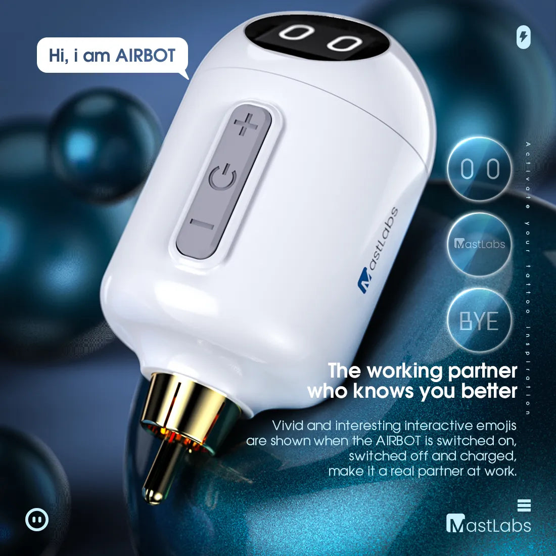 Dragonhawk Mastlabs Airbot Smart Wireless Battery - White