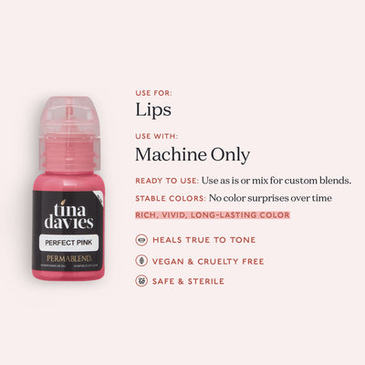 Tina Davies I Love Ink LIP Pigment - Perfect Pink (15ml)