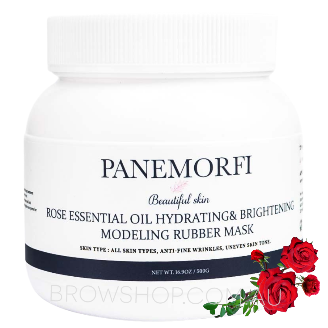 Panemorfi Rose Essential Oil Hydrating &amp; Brightening Modeling Rubber Mask 500g