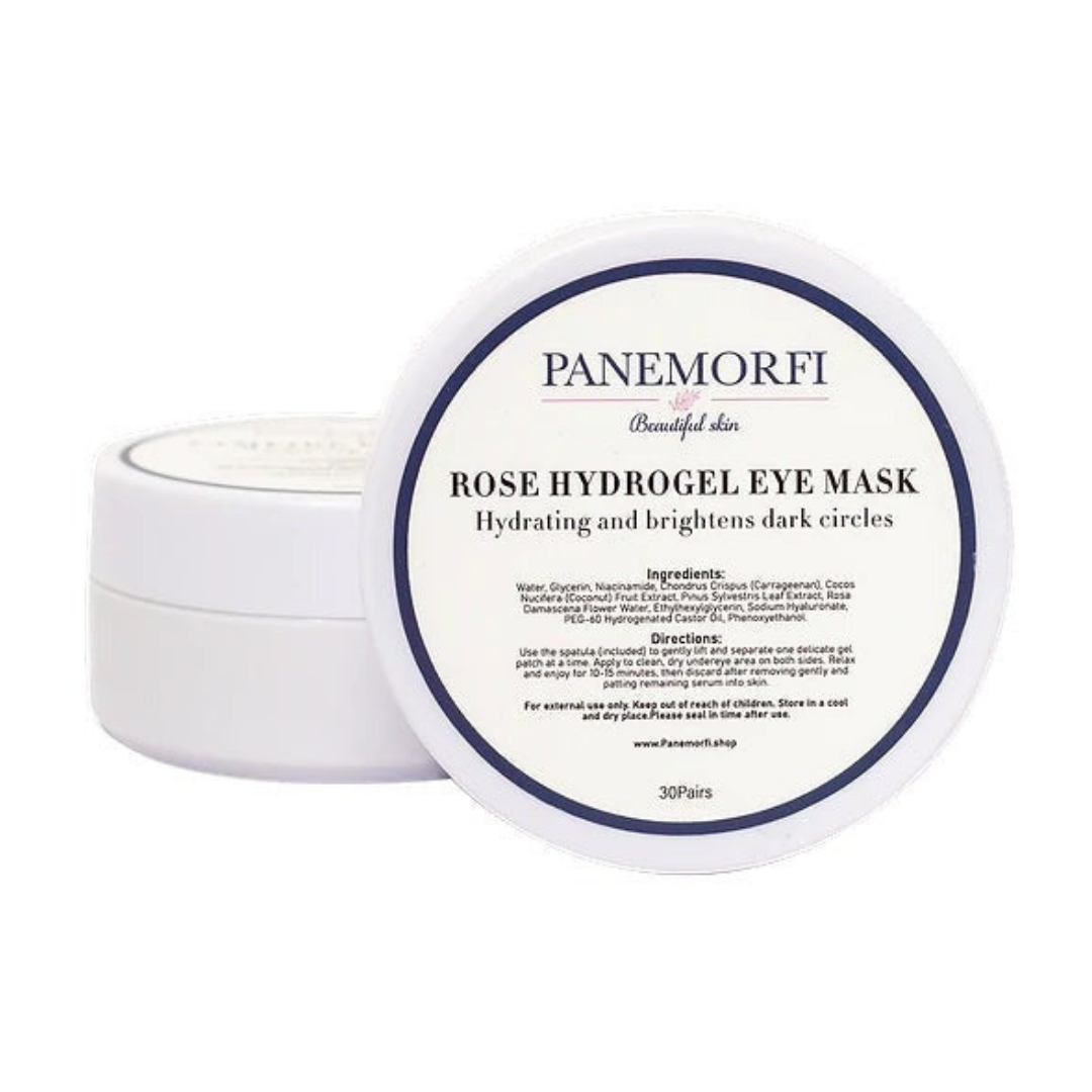 Panemorfi Rose Hydrogel Eye Masks