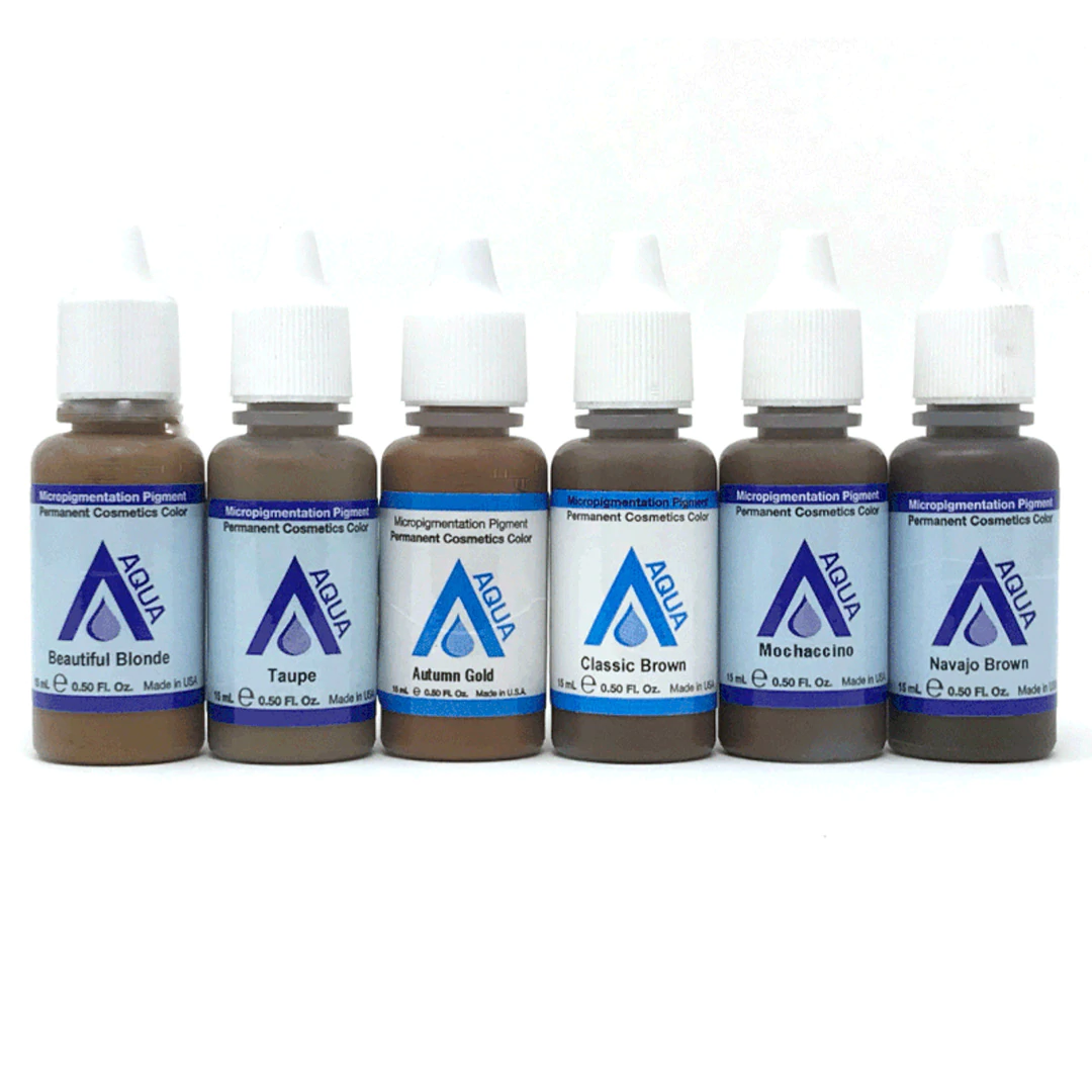 Li Pigments AQUA EYEBROW Starter Kit (6 x 15ml)