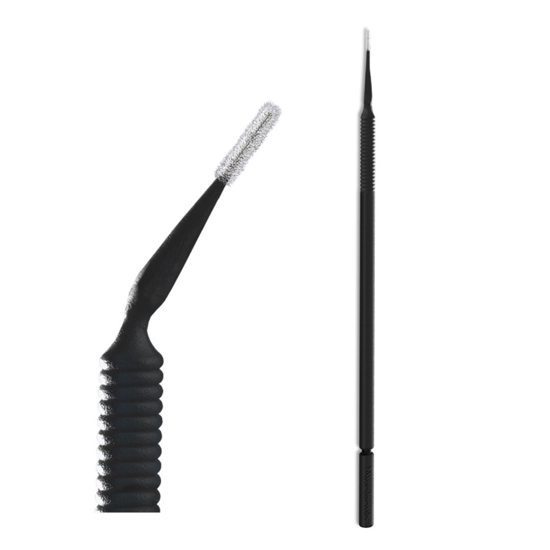 Micro Brushes - Black - EXTRA Slim w/bendable head (100/400pc)