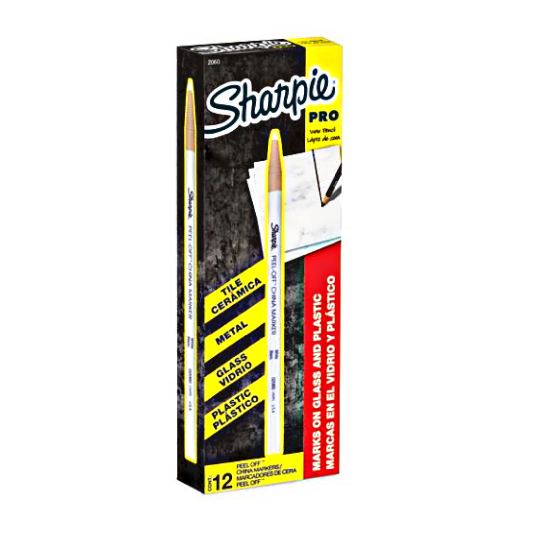 Sharpie Pro Wax China Marker - White