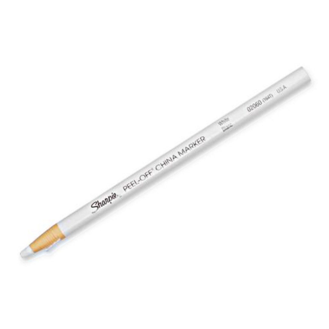 Sharpie Pro Wax China Marker - White (1/3/12pcs)