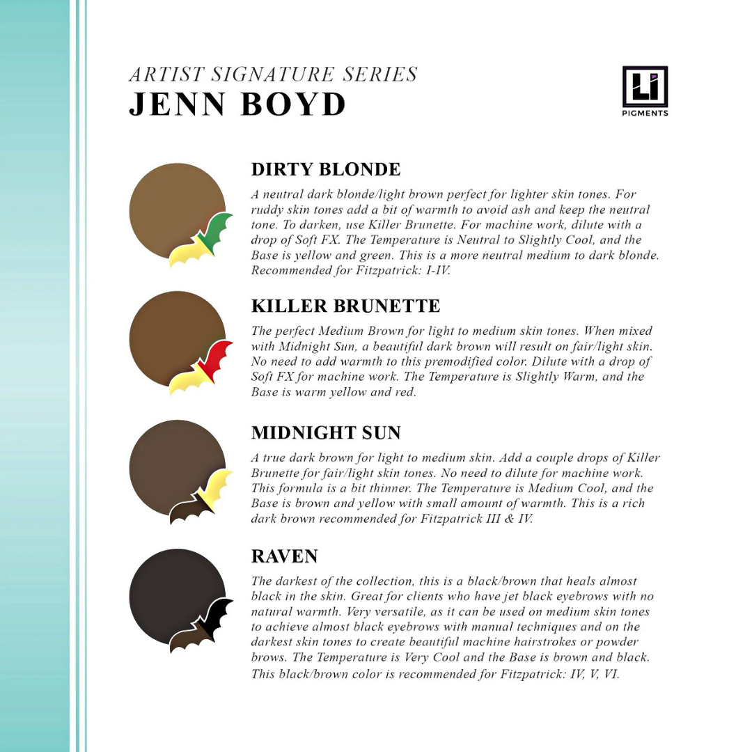 Jenn Boyd Signature Series Pigment - Dirty Blonde 10ml