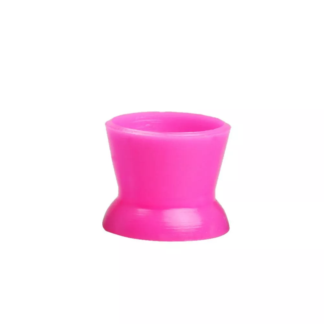 Silicone Pigment Cups - Flat Bottom Suction - Hot Pink (50pcs/100pcs/300pcs)