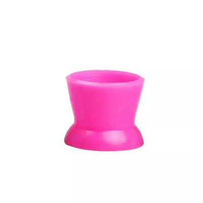 Silicone Pigment Cups - Flat Bottom Suction - Hot Pink (25pcs/100pcs/300pcs)
