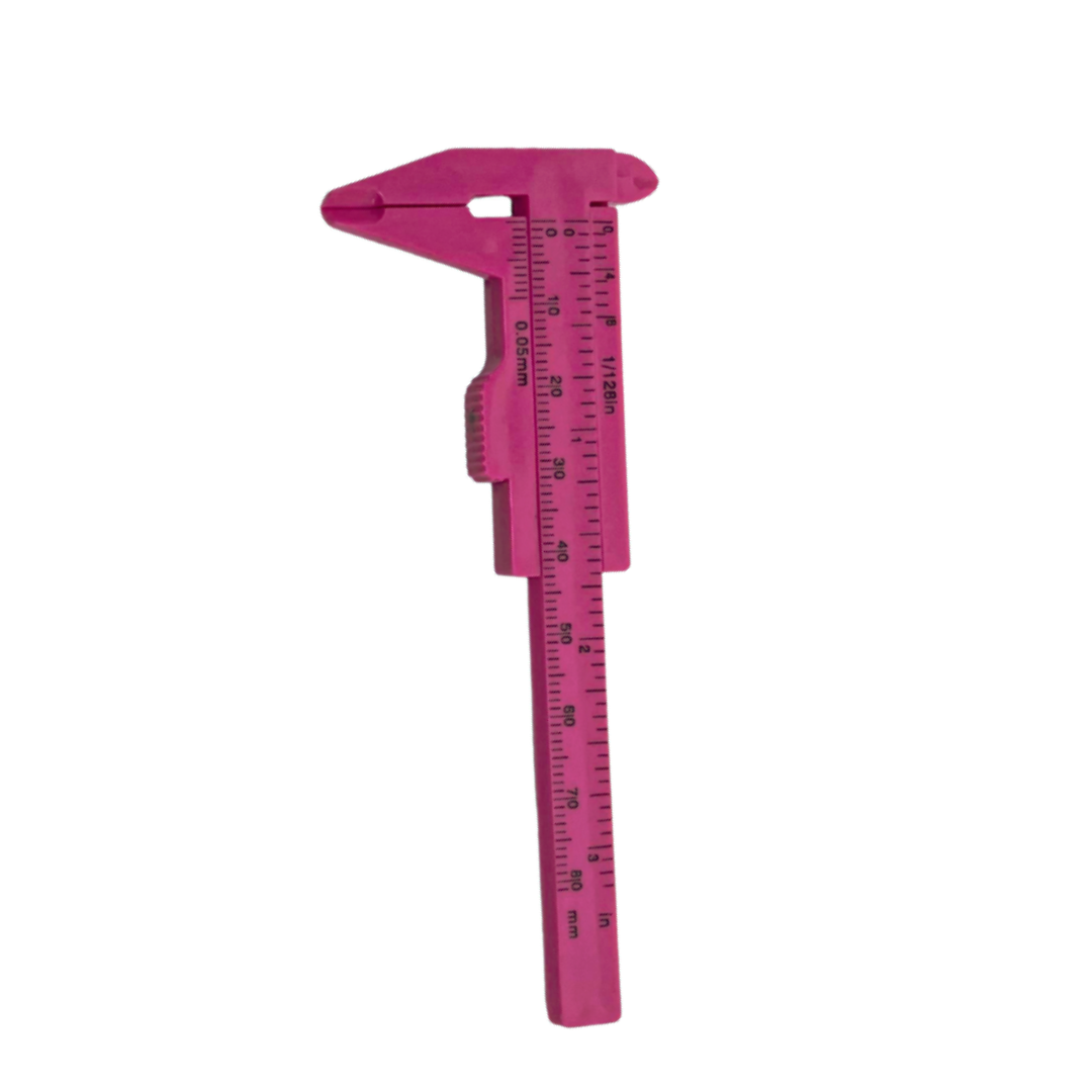 Mini Measurement Caliper - Hot Pink (80mm) (1/5/10pcs)