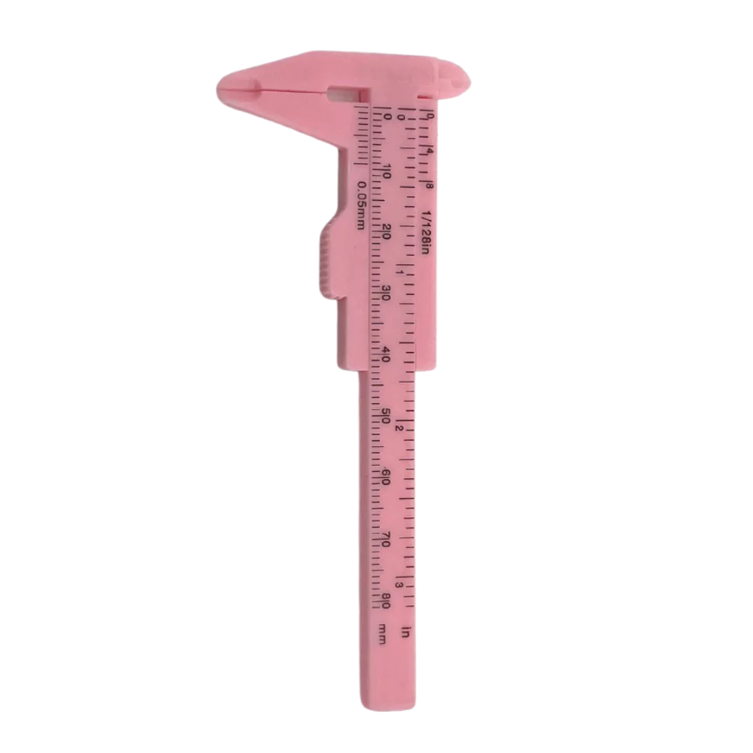 Mini Measurement Caliper - Baby Pink (80mm) - (1/5/10pcs)