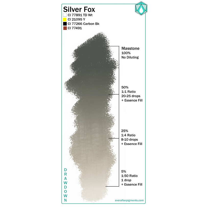 Ever After Pigment - Silver Fox 15ml